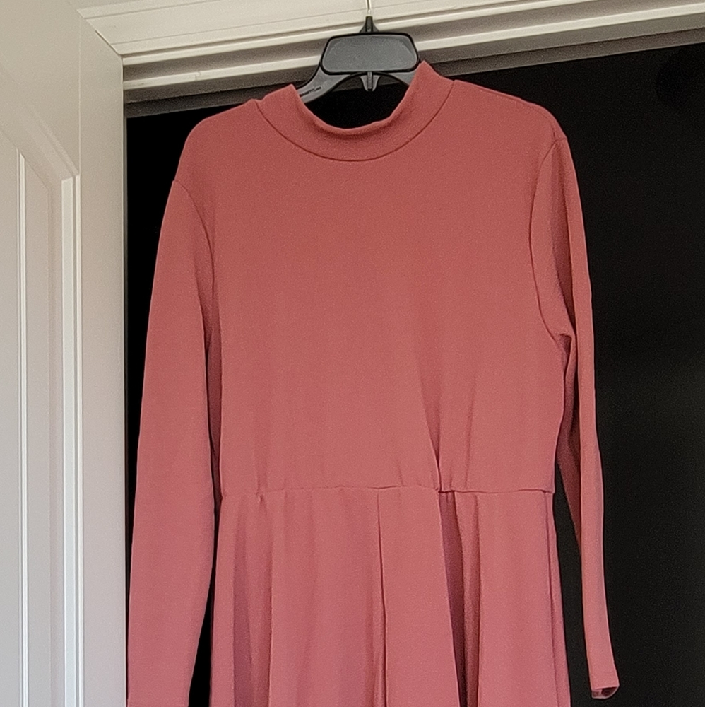SHEIN Plus Mock Neck Dress 0XL